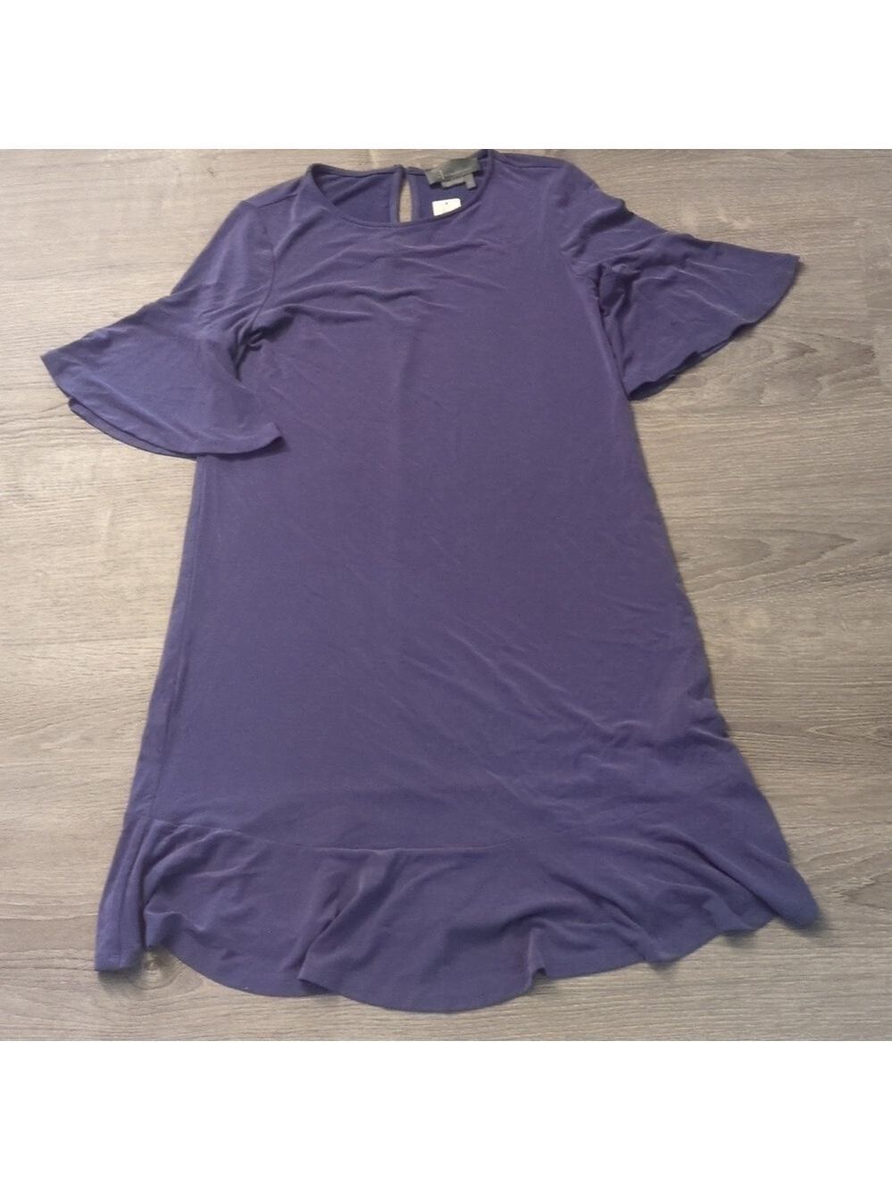 Anthropologie purple dress size XS
